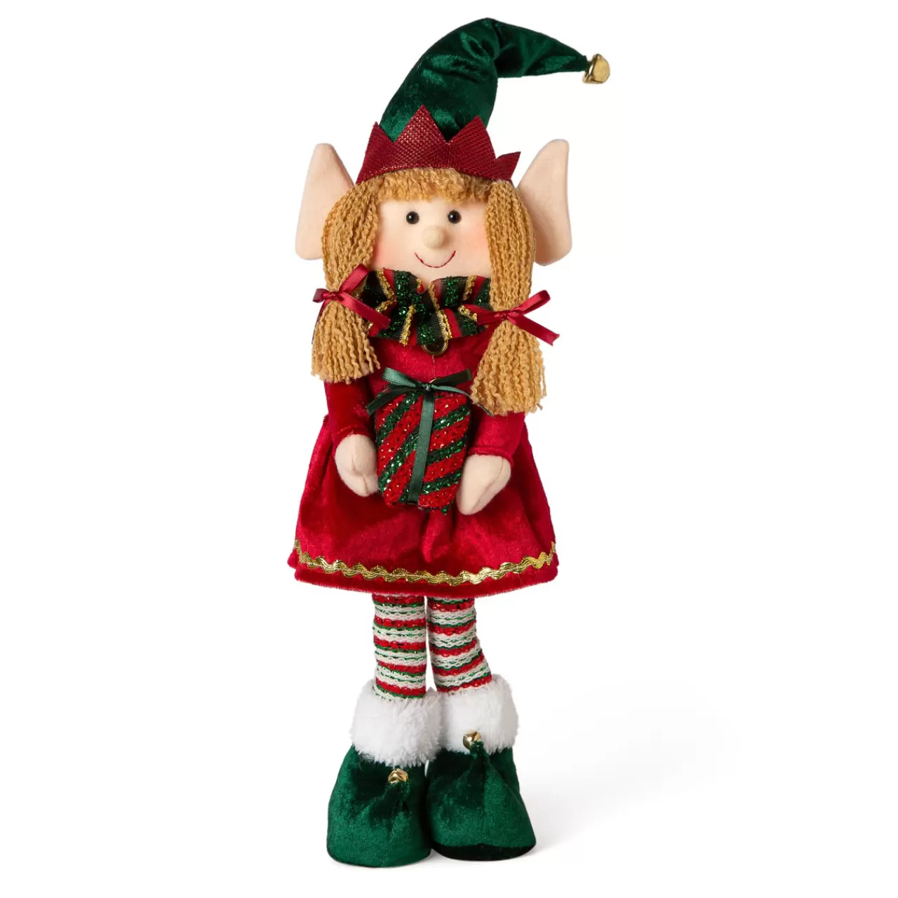 Christmas The Original Elfo Santa Claus<Elfa De Pie Pequena 45 Cm