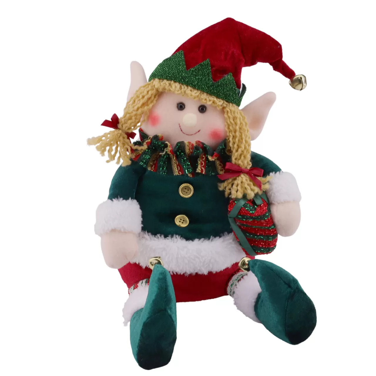 Christmas The Original Elfo Santa Claus<Elfa Sentada 30 Cm