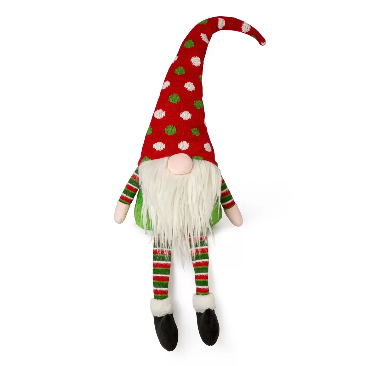 Christmas The Original Elfo Santa Claus<Elfo Barba Blanca Calcetines A Rayas