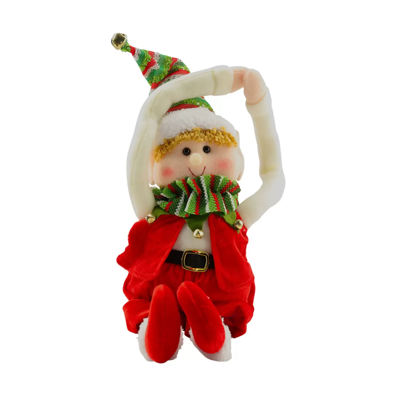 Christmas The Original Elfo Santa Claus<Elfo De Brazos Largos Roya Y Blanca 55 Cm