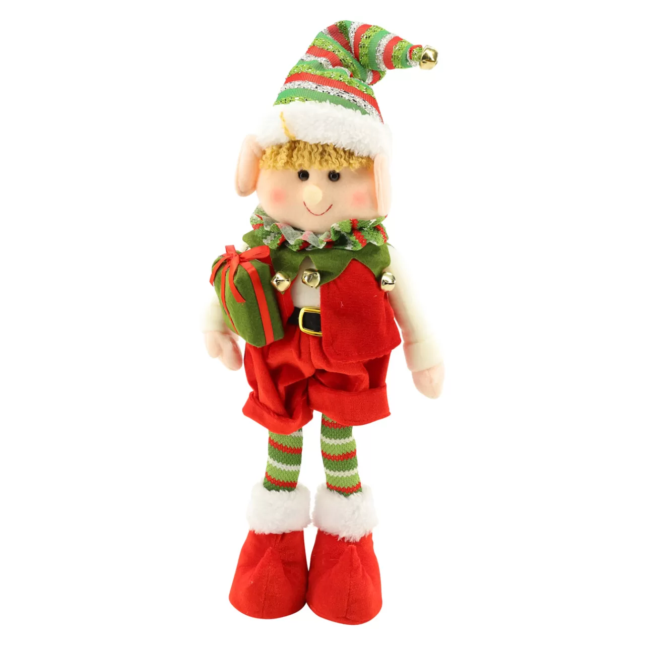 Christmas The Original Elfo Santa Claus<Elfo De Pie Royo Y Blanco 45 Cm