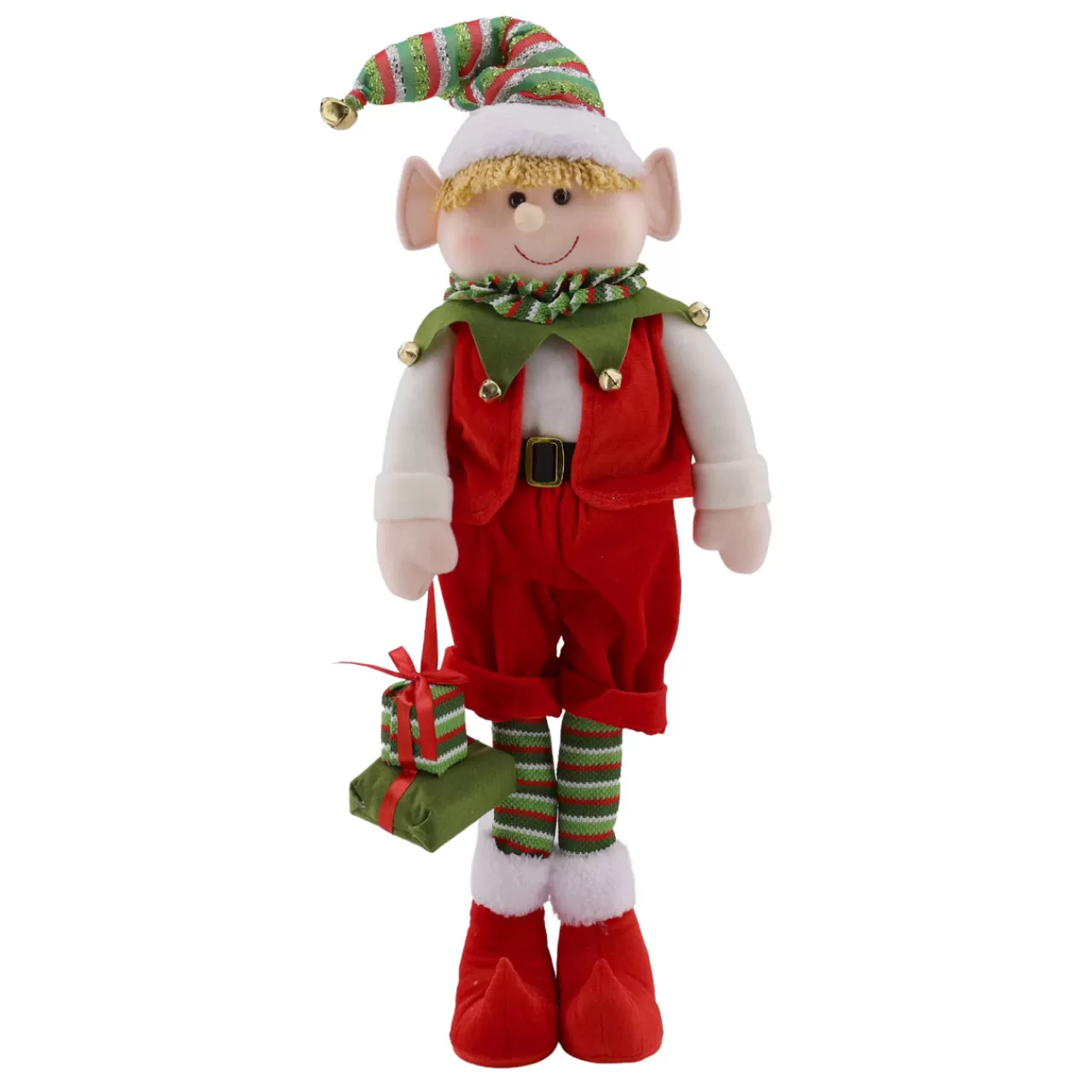 Christmas The Original Elfo Santa Claus<Elfo De Pie Royo Y Blanco 60 Cm