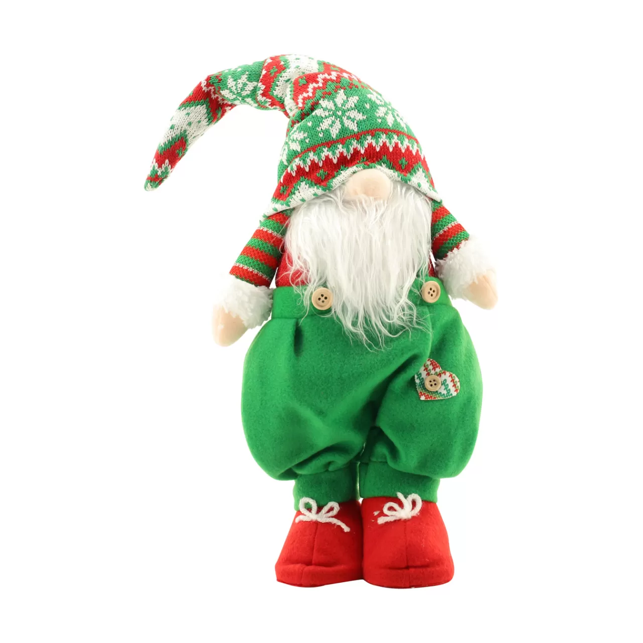 Christmas The Original Elfo Santa Claus<Elfo Verde Con Barba Blanca 30 Cm