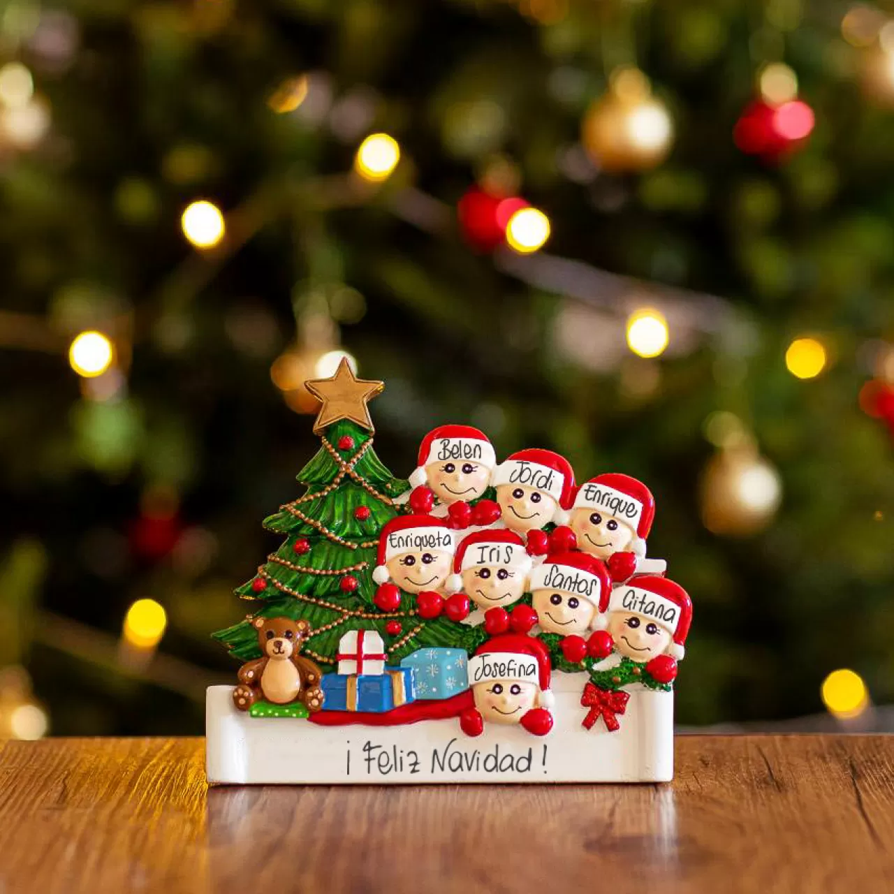 Christmas The Original Familia 5+<Escalera Navidena En 8 Decoracion De Mesa