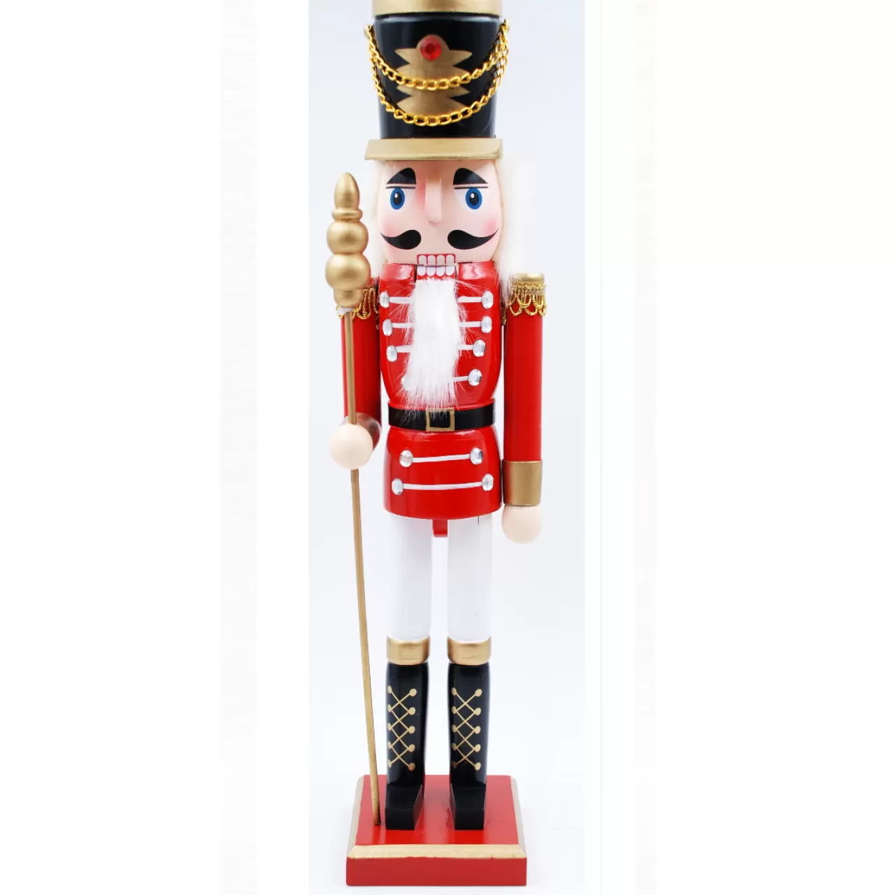 Christmas The Original Cascanueces<Soldado Cascanueces Blanco Y Rojo 40 Cm